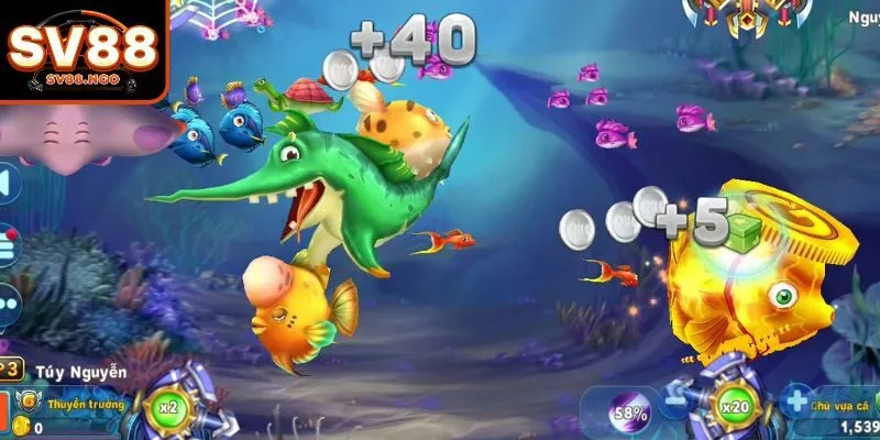 Game bắn cá đổi thưởng thẻ cào đa tính năng