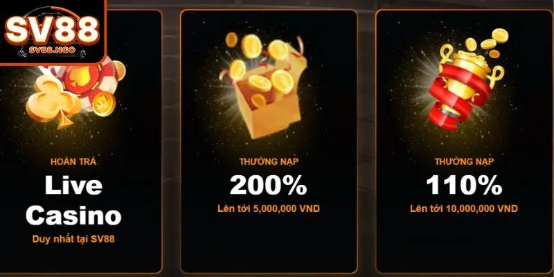 Ưu đãi sở hữu mức thưởng 110% lên tới 10 triệu đồng