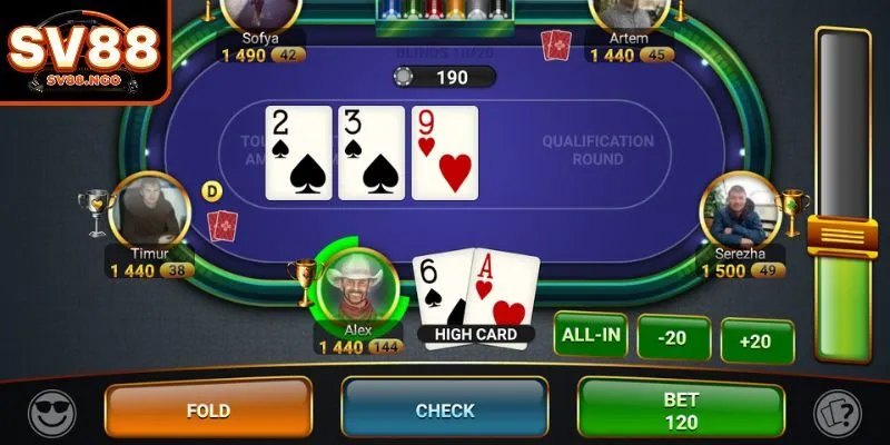 Thuật ngữ và quyền lựa chọn Poker